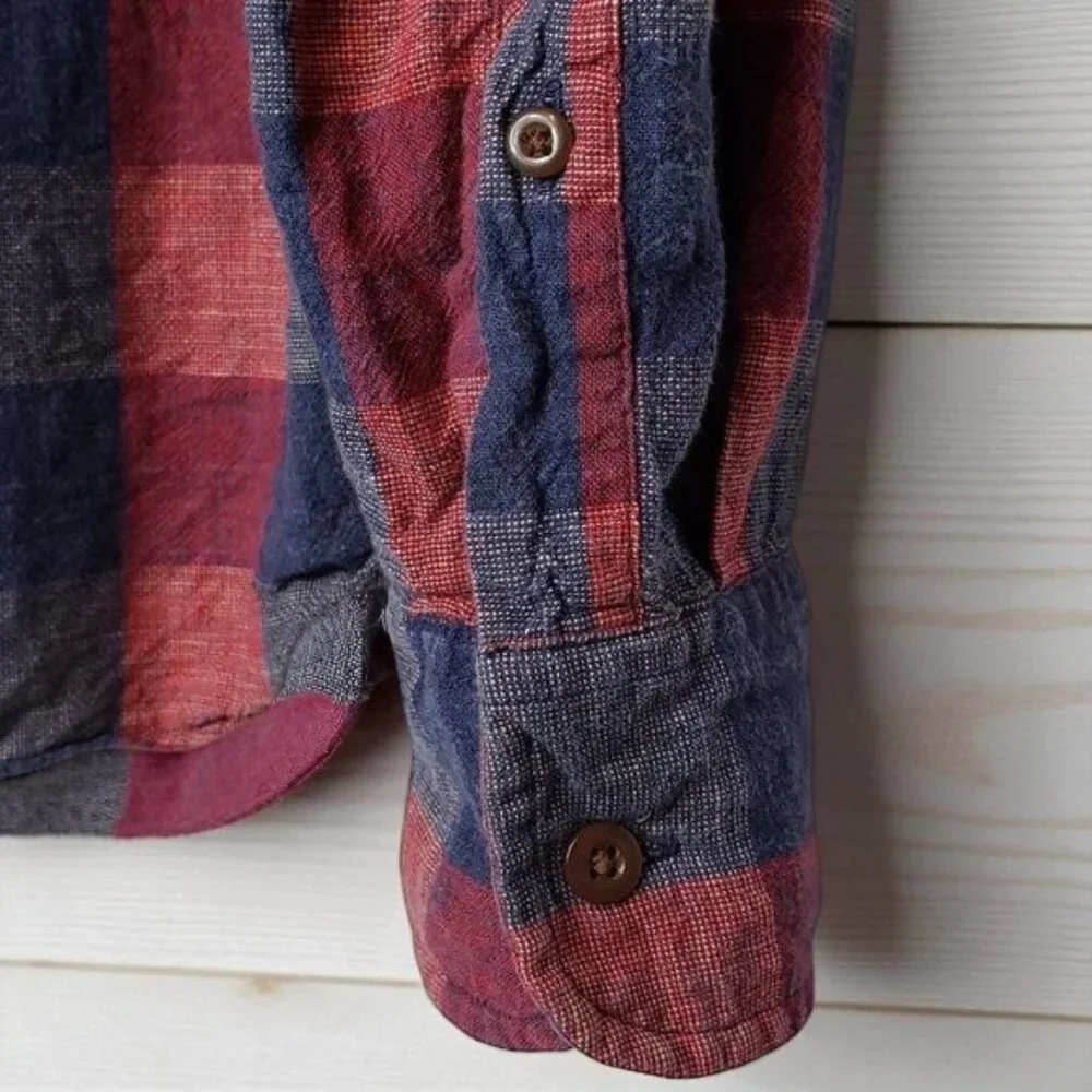 J Crew Homespun Slim Buffalo Plaid Shirt Men's Button Down Preppy Country Farm M